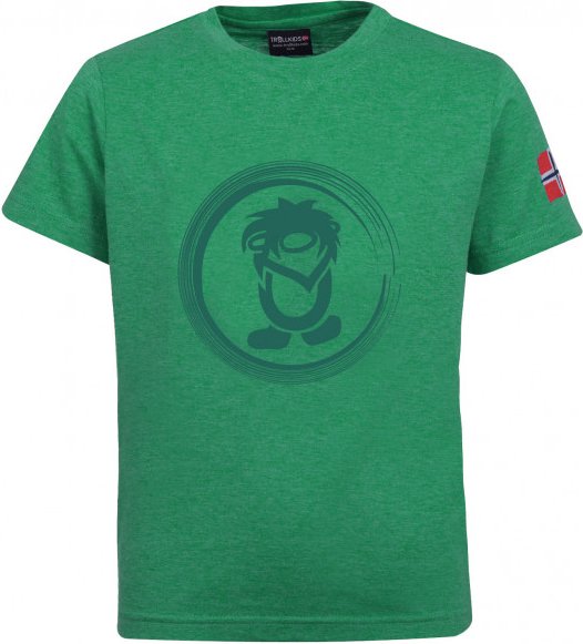 Trollkids - Kid's Trollfjord Tee - T-Shirt Gr 92 grün