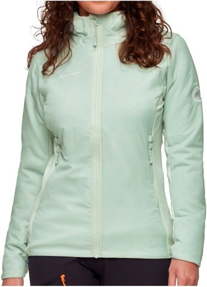 Thumbnail - Mammut - Women's Rime Air Insulation Hybrid Hooded Jacket - Kunstfaserjacke Gr M grün