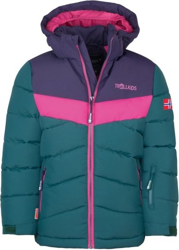 Trollkids - Girl's Gryllefjord Jacket - Winterjacke Gr 128 blau