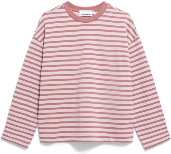 ARMEDANGELS - Women's Frankaa  Stripe - Pullover Gr XL rosa