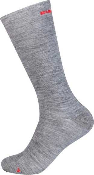 super.natural - Wool Guardians Longsocks 2-Pack - Merinosocken Gr 45-48 grau