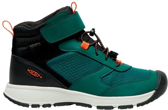 Thumbnail - Keen - Youth's Skua Mid WP - Wanderschuhe Gr 34 schwarz