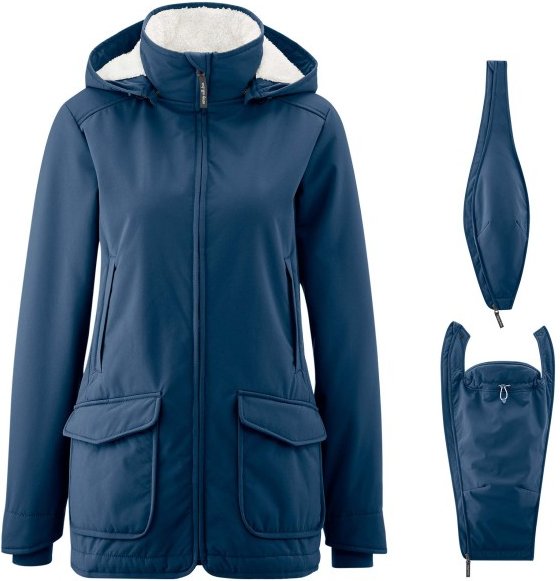 Mamalila - Women's Allwetter-Tragejacke Cosy Allrounder - Parka Gr L blau