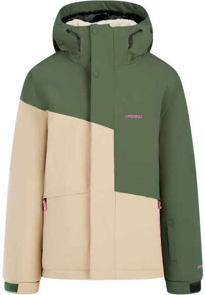 Thumbnail - Protest - Kid's Prtelodia Snowjacket - Skijacke Gr 128 oliv/beige