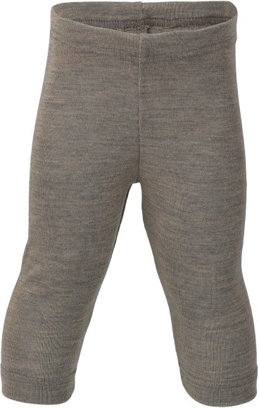 Engel - Baby-Leggings Feinripp - Merinounterwäsche Gr 86/92 grau