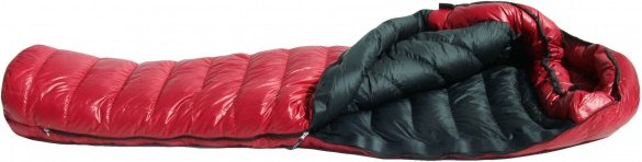 Western Mountaineering - Apache MF - Daunenschlafsack Gr 200 cm cranberry /schwarz