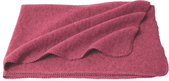 Reiff - Kid's Fleecewickeltuch - Decke Gr 145 x 100 cm rot/rosa