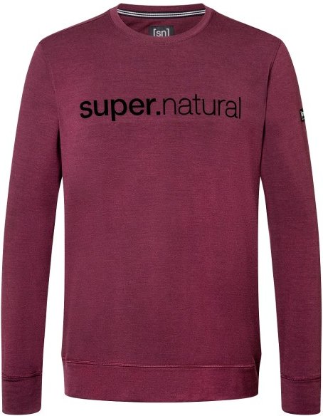 Thumbnail - super.natural - 3D Signature Crew - Pullover Gr XXL rot