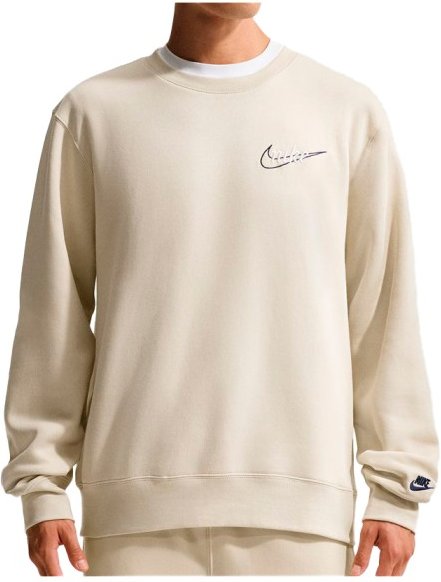 Nike - Club BB Crew CTB - Pullover Gr L beige