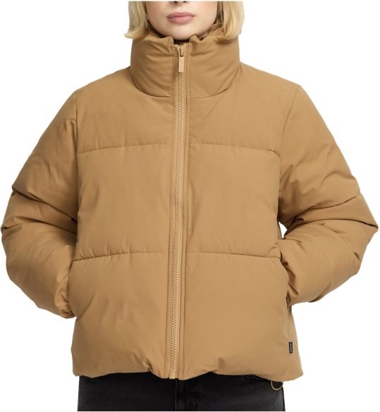 Selfhood - Women's Short Puffer - Winterjacke Gr L beige