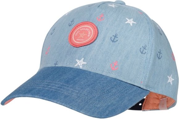 maximo - Girl's Cap Maritime Snap Back - Cap Gr 55-57 cm blau