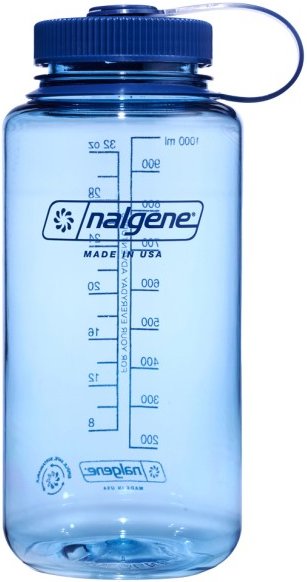 Nalgene - Sustain Weithals - Trinkflasche Gr 1 l blau