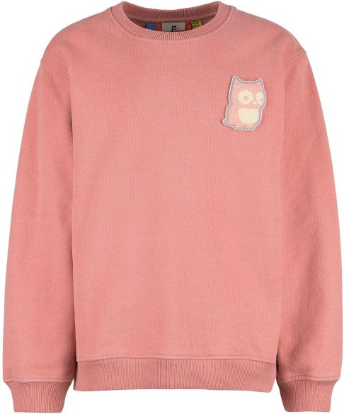 Namuk - Kid's Macem Pullover Big Owl - Pullover Gr 116/122 rosa