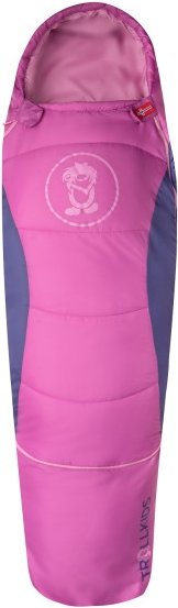 Trollkids - Kid's Little Fjell Dreamer - Kinderschlafsack Gr 110-145 x 58 x 38 cm - Body Length 90-130 cm rosa