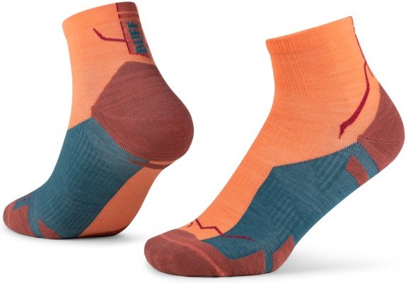 Buff - Merino Lightweight Quarter Sock LWQ4 - Merinosocken Gr 36-38 - EU: 36-38 bunt