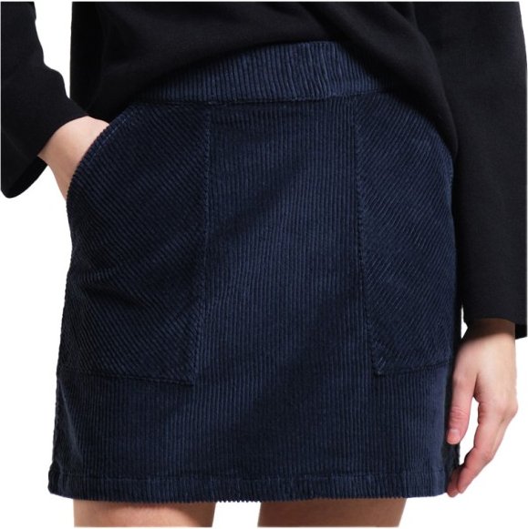 DEDICATED - Women's Skirt Majorna Corduroy - Rock Gr M blau
