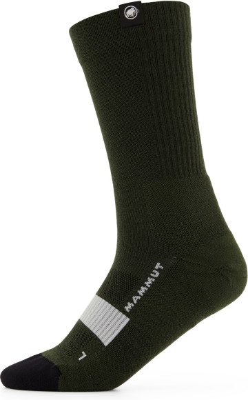 Mammut - All-Mountain Targeted Cushion Merino Crew - Wandersocken Gr 45-47 dark marsh /weiß
