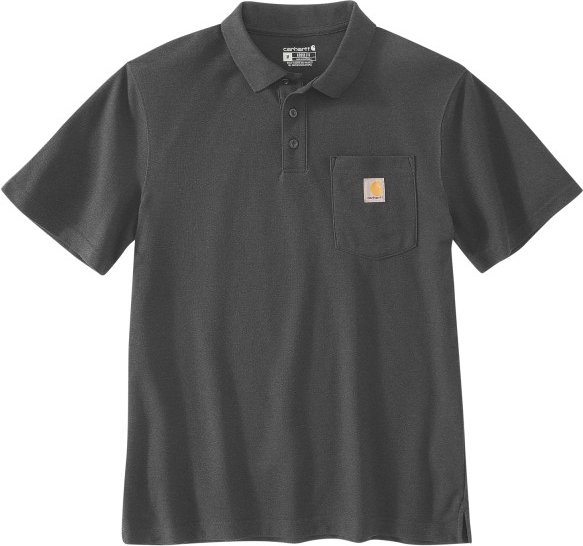 Carhartt - Midweight S/S Pocket Polo - Polo-Shirt Gr XL grau