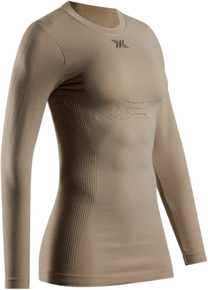 Thumbnail - X-Bionic - Women's Mightywool Shirt L/S - Merinounterwäsche Gr XS beige
