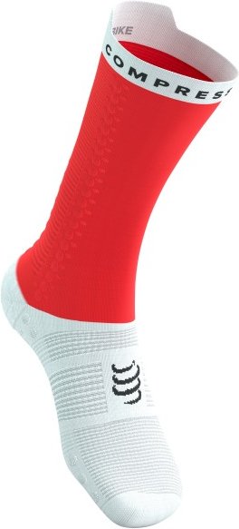 Thumbnail - Compressport - Pro Racing Socks V4.0 Bike - Radsocken Gr T2 - EU: 39-41 rot