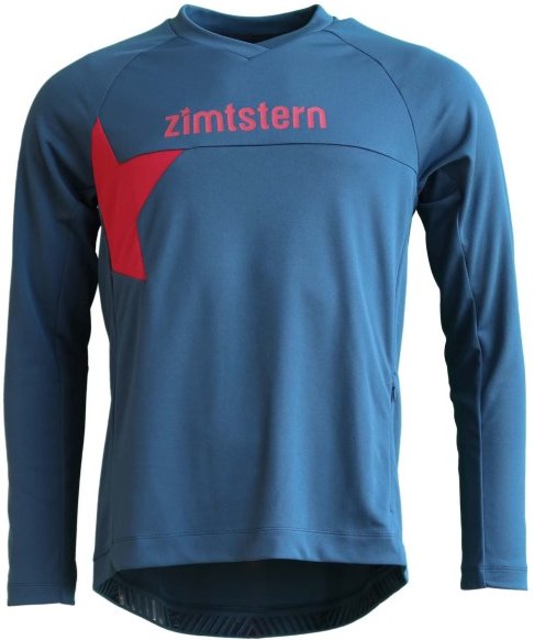 Zimtstern - Bulletz Shirt L/S - Radtrikot Gr XL blau