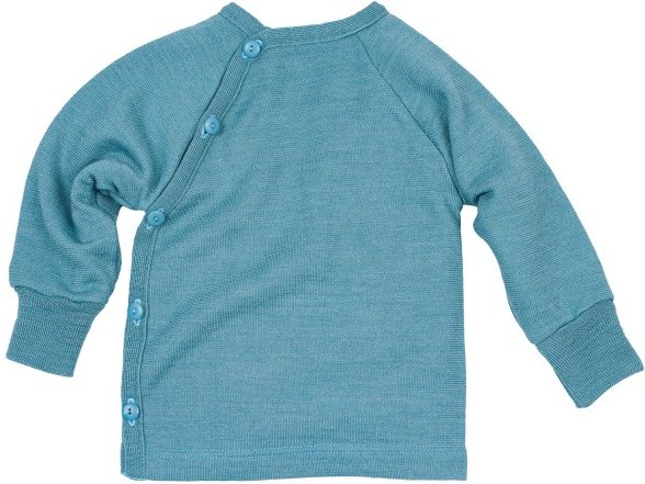 Thumbnail - Reiff - Kid's JaPu Frottee - Wollpullover Gr 98/104 türkis