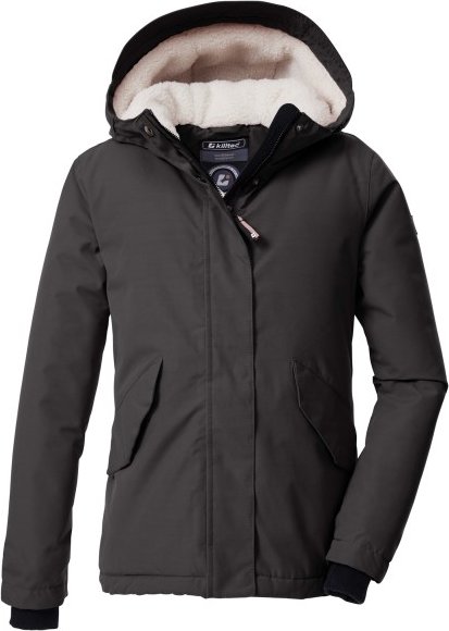 Thumbnail - killtec - Girl's KOW 235 Jacket - Winterjacke Gr 176 grau/schwarz