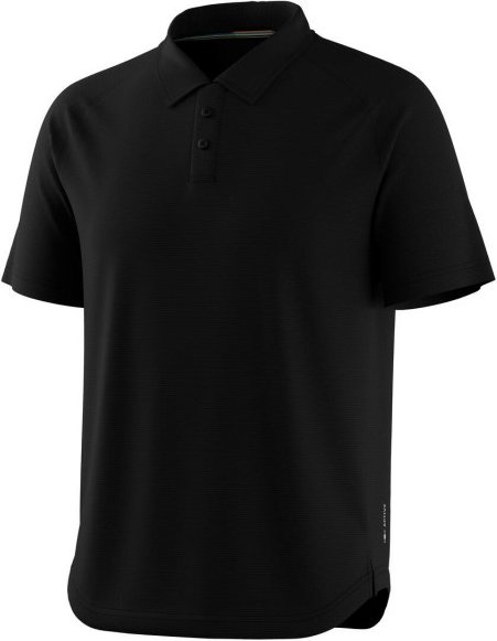 Smartwool - Active Mesh Polo - Merinoshirt Gr M schwarz