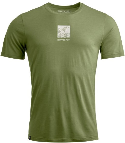 Ortovox - 120 Cool Tec Abstract T-Shirt - Merinoshirt Gr XXL wild herbs