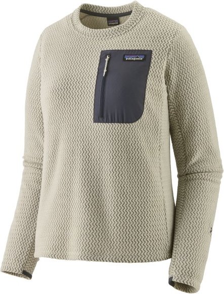 Thumbnail - Patagonia - Women's R1 Air Crew - Fleecepullover Gr L grau