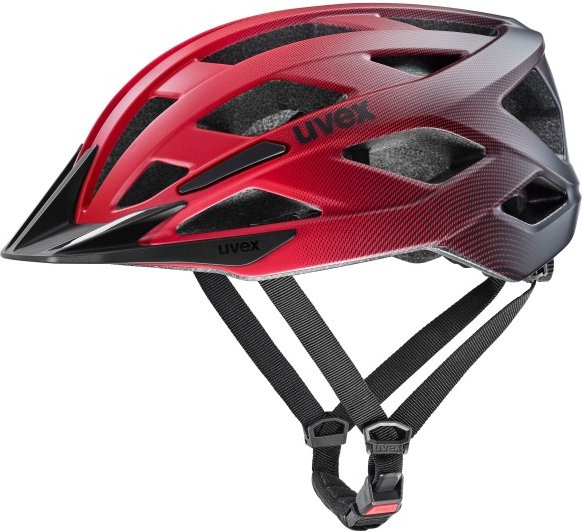 Uvex - I-Vo 2 - Radhelm Gr 56-60 cm rot/schwarz