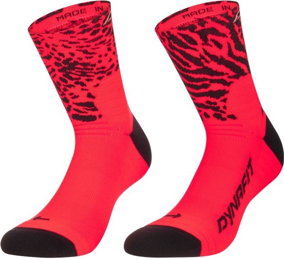 Dynafit - Run Wild Mid - Laufsocken Gr 35-38 rot