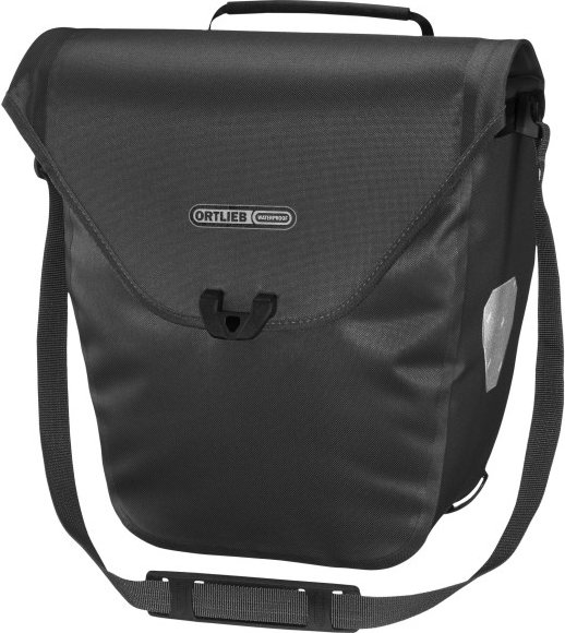 Thumbnail - Ortlieb - Velo-Shopper QL2.1 18 - Gepäckträgertasche Gr 18 l grau/schwarz