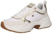 Tommy Hilfiger Th Chunky Runner Metallic Damen weiß