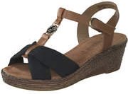 Puccetti Keilsandale Damen schwarz