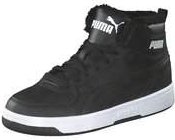 PUMA Rebound Joy Fur Jr Sneaker Mädchen|Jungen schwarz