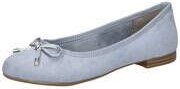 Marco Tozzi Ballerina Damen blau