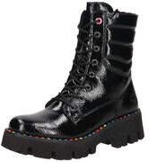 Rieker Schnür Boots Damen schwarz