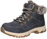 Via della Rosa Schnür Boots Damen blau