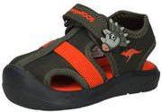KangaROOS K Toe Astrid Flat Sandale Jungen grün
