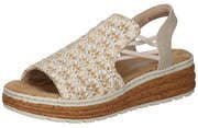 Rieker Keilsandale Damen beige