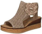 Rieker Keilsandale Damen beige