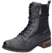 Mustang Schnürstiefelette Damen blau