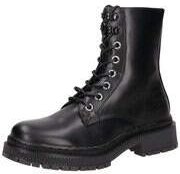 Dockers Schnür Boots Damen schwarz