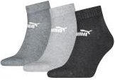 PUMA Elements Quarter 3er-P. Socken Damen|Herren grau