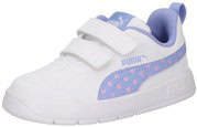 PUMA Courtflex V3 Dotty Inf Sneaker Mädchen weiß