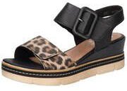 Remonte Sandale Damen schwarz