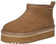 Tommy Hilfiger Tjw Flatform Boot Suede Damen beige