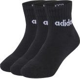 adidas Kids LIN ANK-3er Pack Socken Mädchen|Jungen schwarz