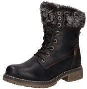 Puccetti Schnür Boots Damen schwarz